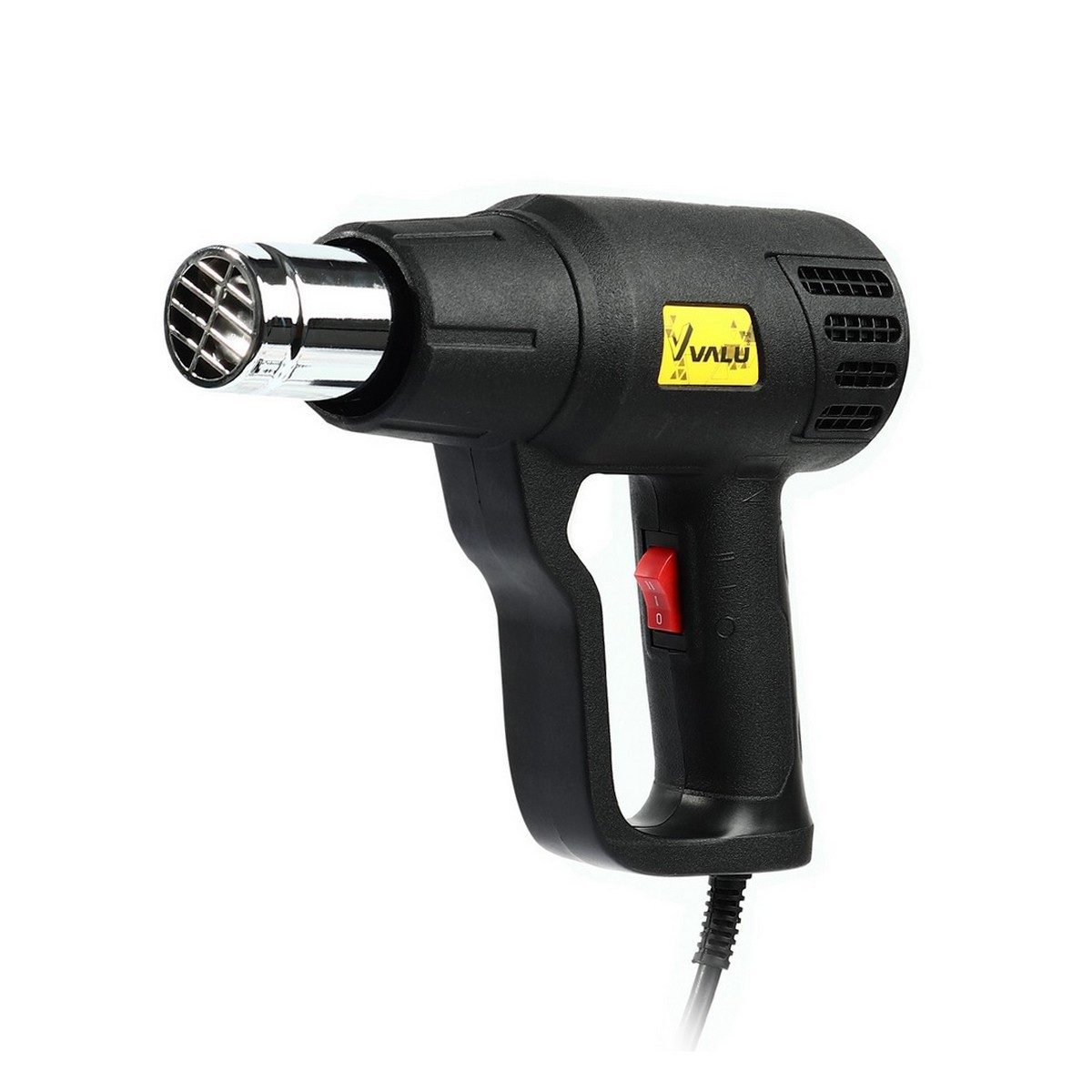 VALU เครื่องเป่าลมร้อนไฟฟ้า กำลังไฟ 2,000 วัตต์ อุณหภูมิ 350-600°C รุ่น 85A1 การไหลของอากาศสูงสุด 500 ลิตร/นาที ปรับความร้อนได้ 2 ระดับ (แวล