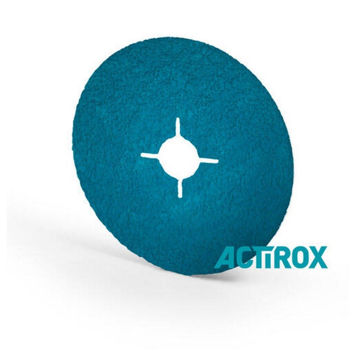 กระดาษทรายกลมสีฟ้า Fiber Discs แบรนด์ วีเอสเอ็ม (VSM) รุ่น ACTIROX ขนาด 7 นิ้ว เบอร์ 36 เม็ดทรายทรงสามเหลี่ยม มีสารเคลือบ Top Size สามารถกัด
