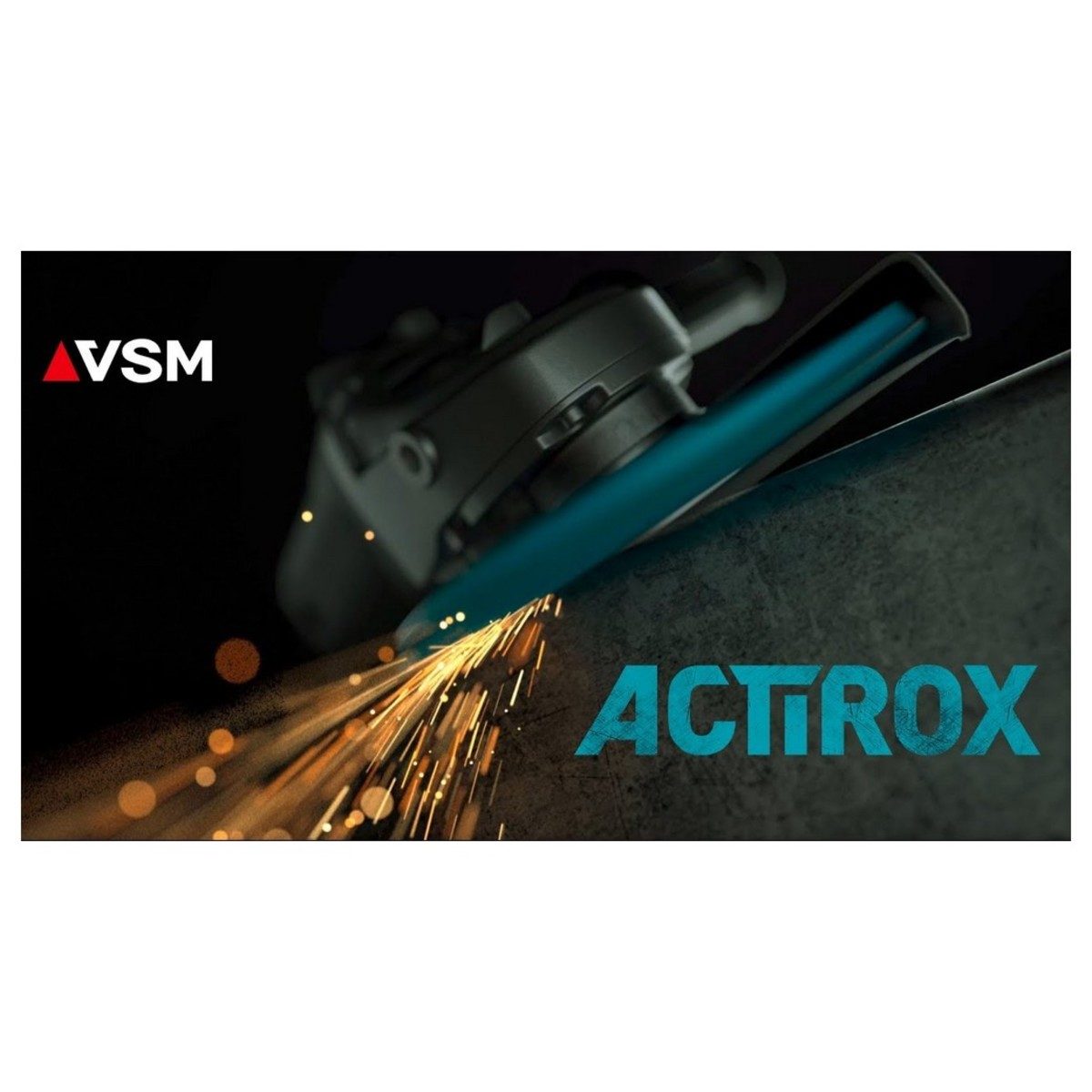 กระดาษทรายกลมสีฟ้า Fiber Discs แบรนด์ วีเอสเอ็ม (VSM) รุ่น ACTIROX ขนาด 7 นิ้ว เบอร์ 36 เม็ดทรายทรงสามเหลี่ยม มีสารเคลือบ Top Size สามารถกัด