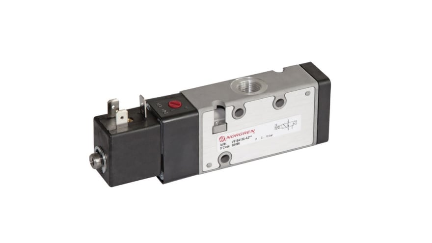 IMI Norgren Pneumatic Solenoid Valve - Solenoid/Air G 1/8 V60 Series 24V