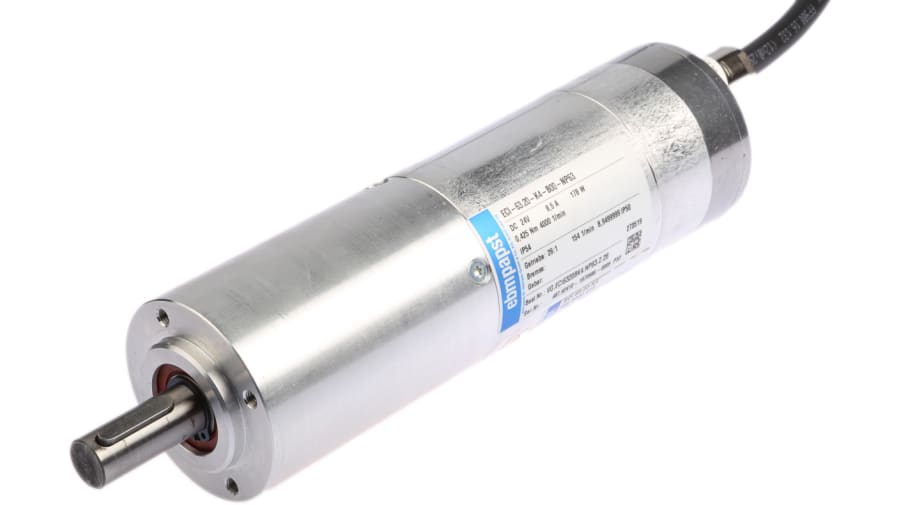 ebm-papst Brushless Geared DC Geared Motor, 140 W, 24 V dc, 8.9 Nm, 154 rpm, 15mm Shaft Diameter