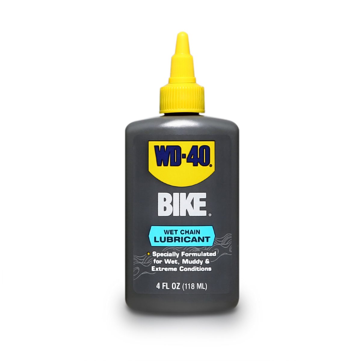 WD-40 BIKE น้ำมันหล่อลื่นโซ่ ชนิดเปียก (Wet Chain Lubricant) ขนาด 118 มิลลิลิตร สำหรับหล่อลื่นโซ่กับสภาพเส้นทางปั่นที่เปียกจากน้ำขัง ฝนตก หร
