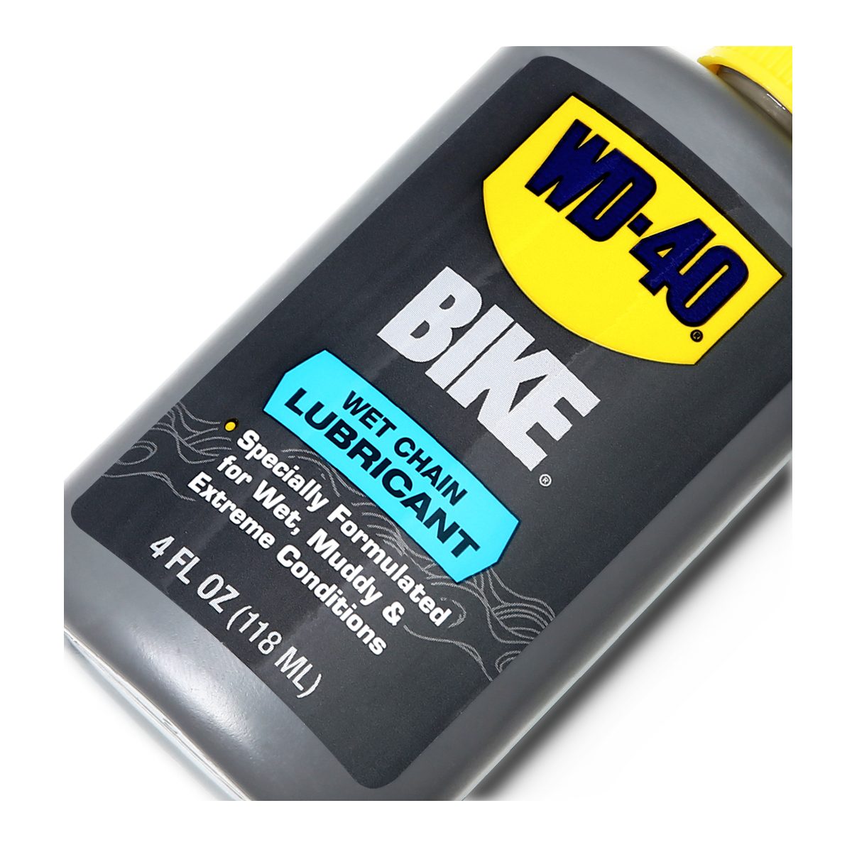 WD-40 BIKE น้ำมันหล่อลื่นโซ่ ชนิดเปียก (Wet Chain Lubricant) ขนาด 118 มิลลิลิตร สำหรับหล่อลื่นโซ่กับสภาพเส้นทางปั่นที่เปียกจากน้ำขัง ฝนตก หร