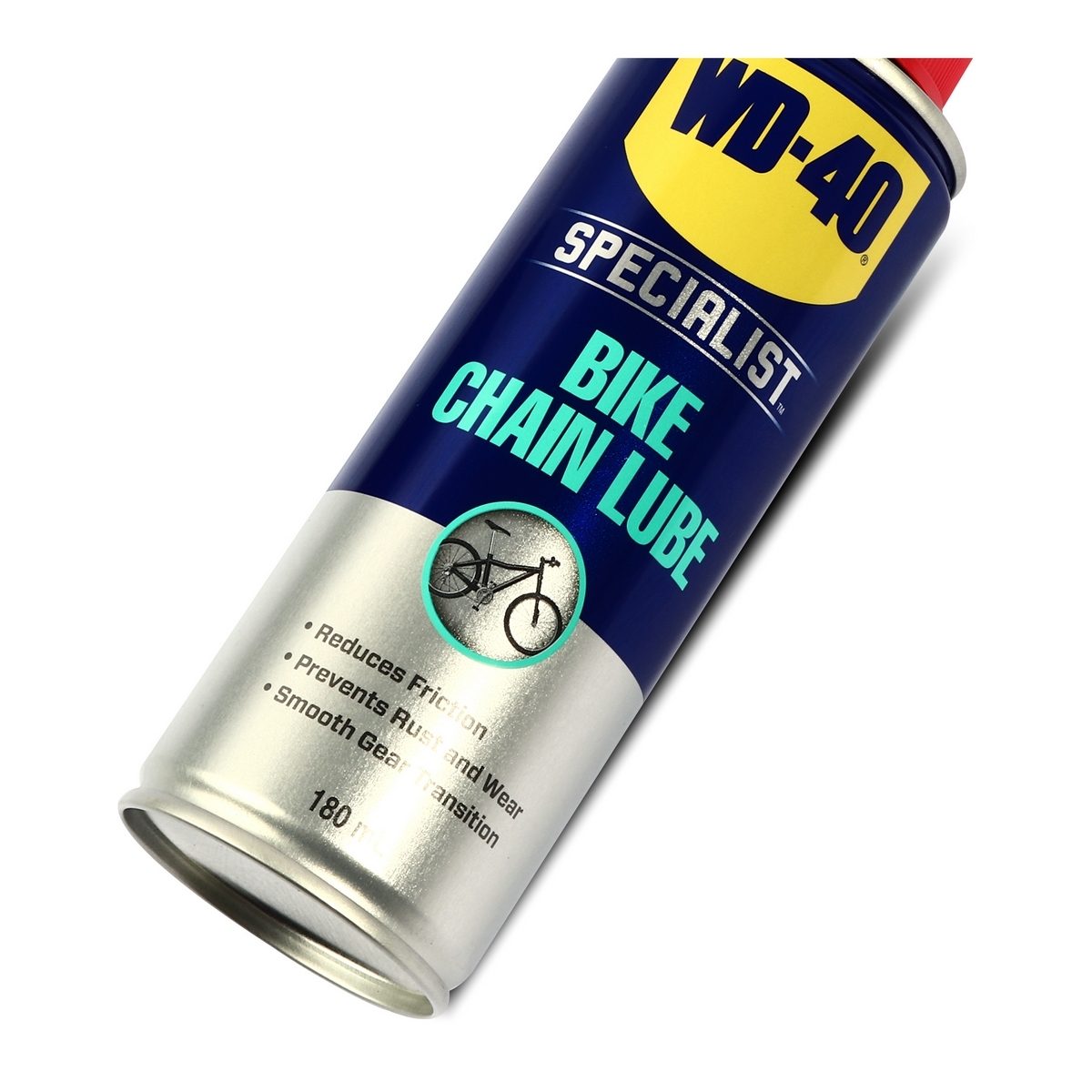 WD-40 BIKE สเปรย์หล่อลื่นโซ่ (All Conditions Chain Lube) ขนาด 180 มิลลิลิตร ประสิทธิภาพสูง เหมาะกับทุกสภาวะการใช้งานทั้งพื้นแห้งและเปียก ยืด