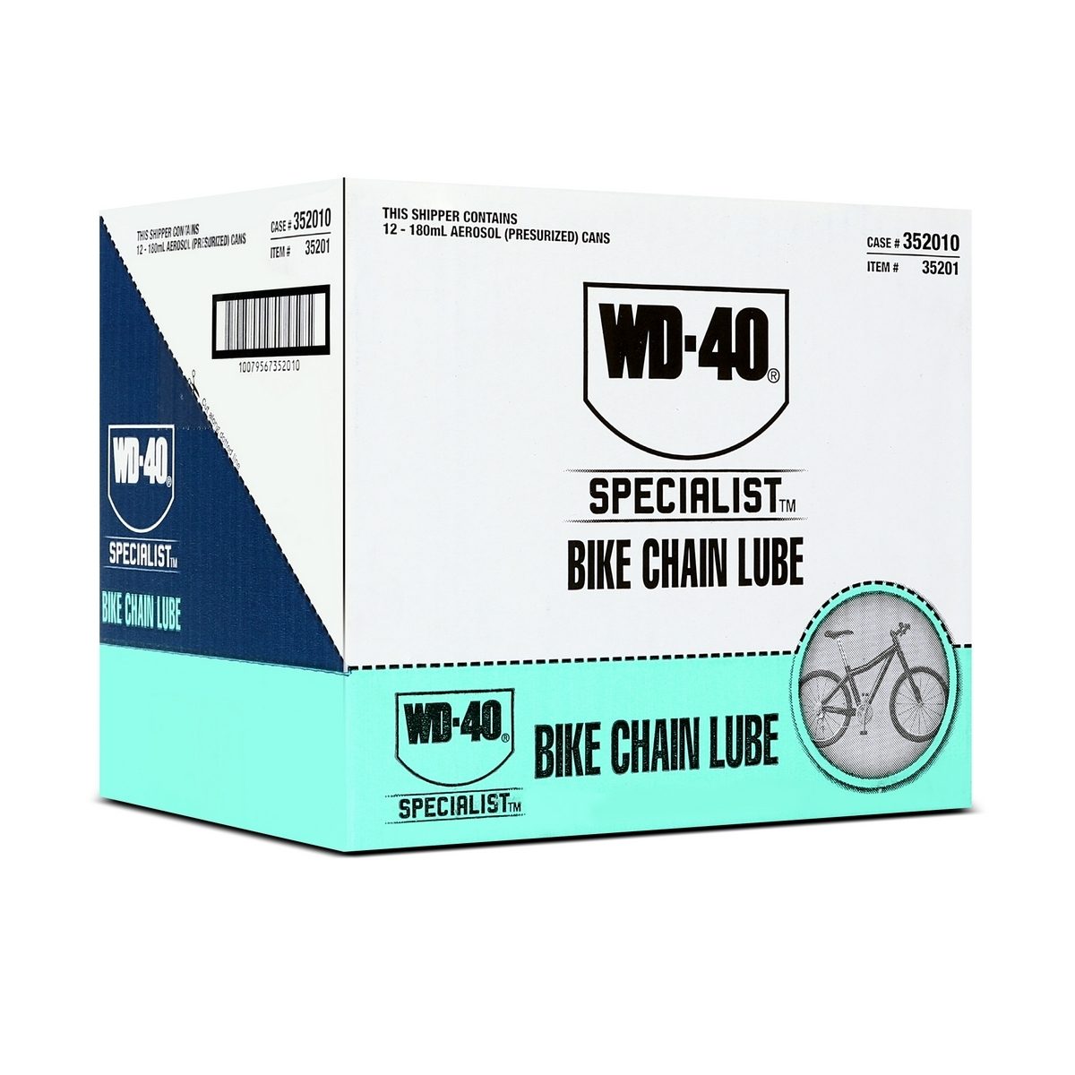 WD-40 BIKE สเปรย์หล่อลื่นโซ่ (All Conditions Chain Lube) ขนาด 180 มิลลิลิตร ประสิทธิภาพสูง เหมาะกับทุกสภาวะการใช้งานทั้งพื้นแห้งและเปียก ยืด