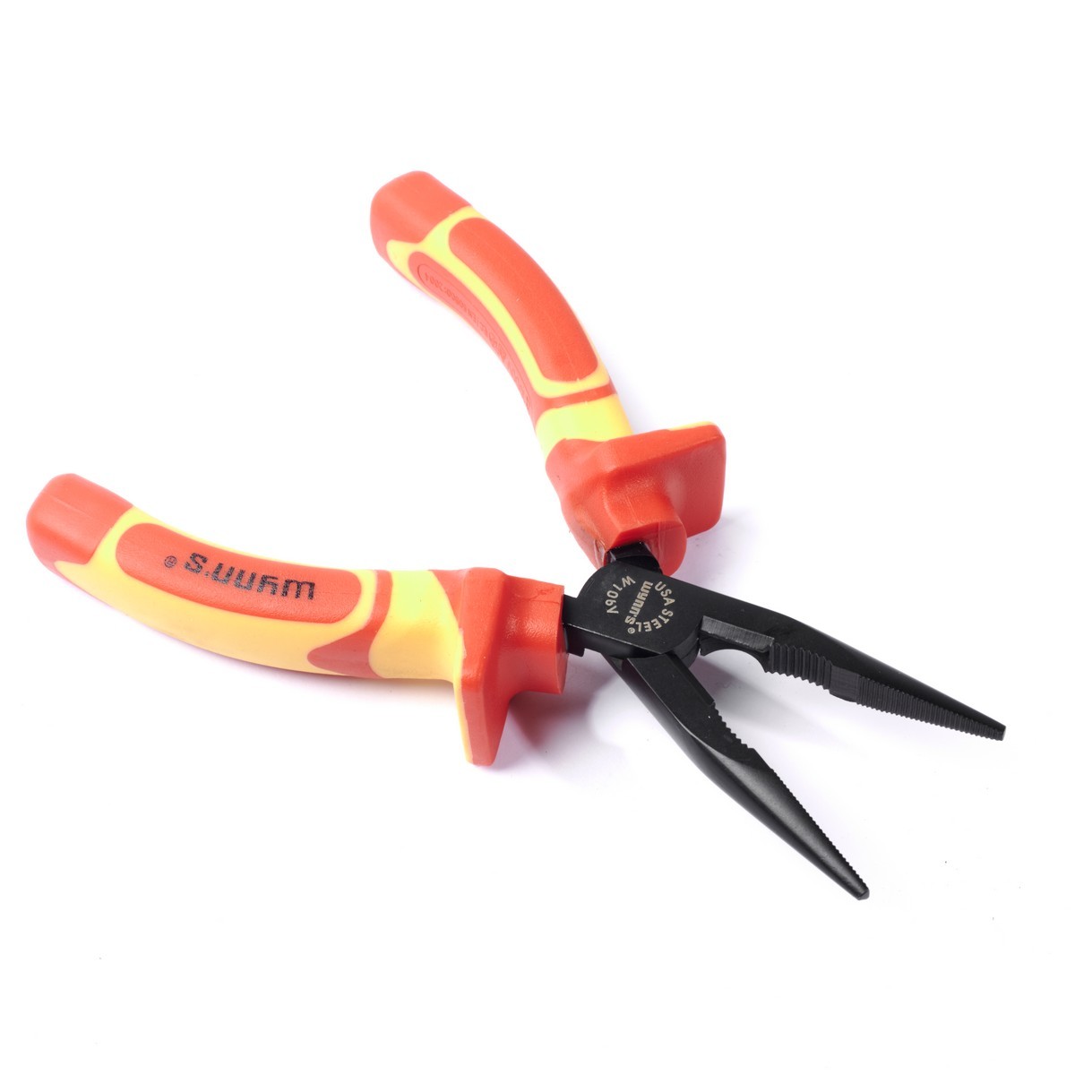 W106V คีมปากแหลมไฟฟ้าแรงดันสูง 6"