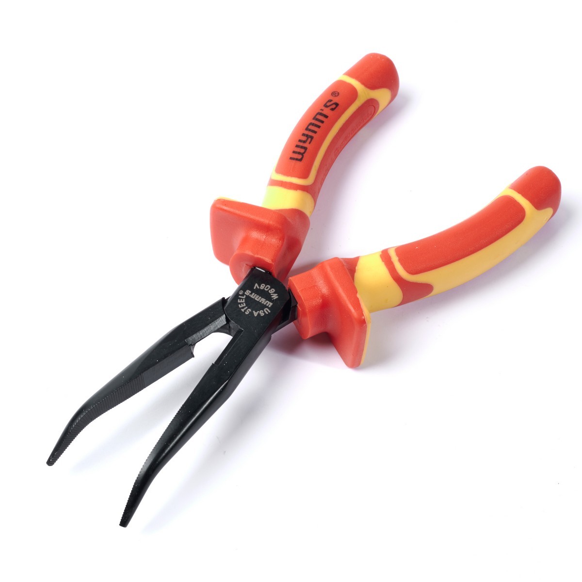 W608V คีมปากแบนไฟฟ้าแรงดันสูง 8 1/2"