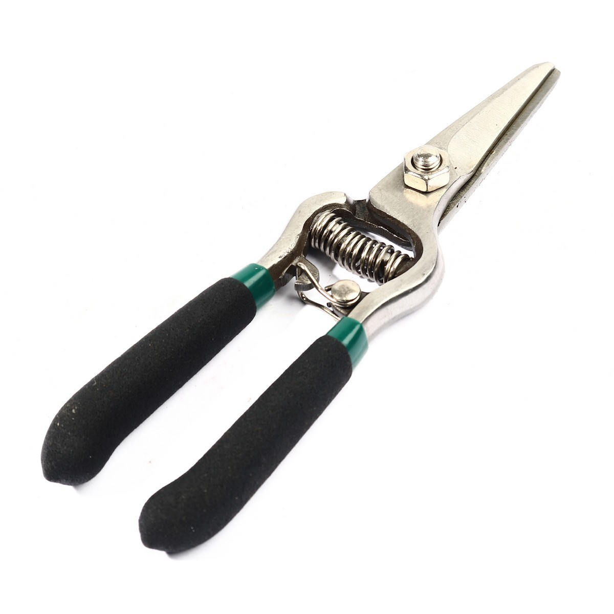 กรรไกรตัดกิ่ง ปากตรง แบบสปริง 6 นิ้ว