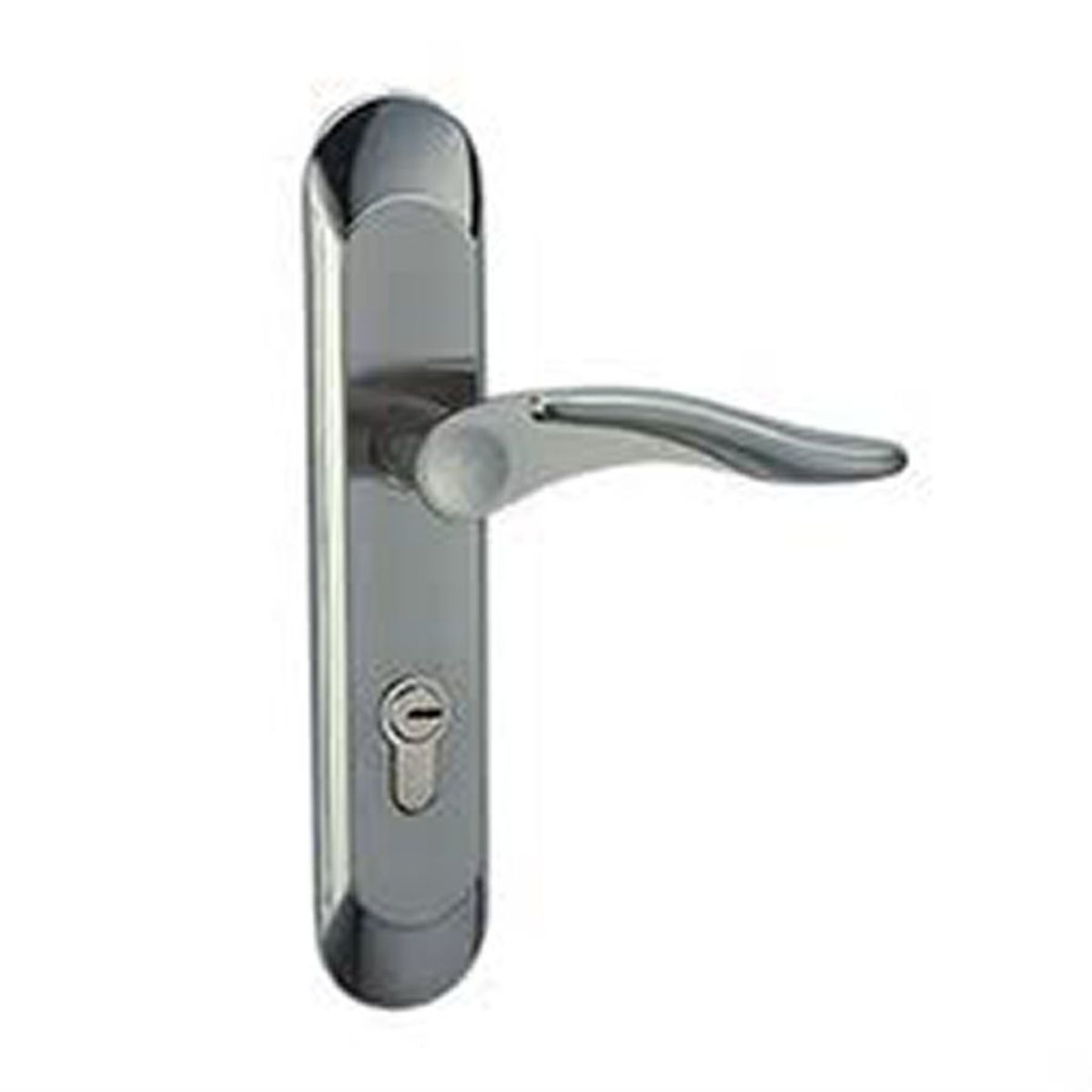 ชุดมือจับก้านโยกประตู สีเงิน