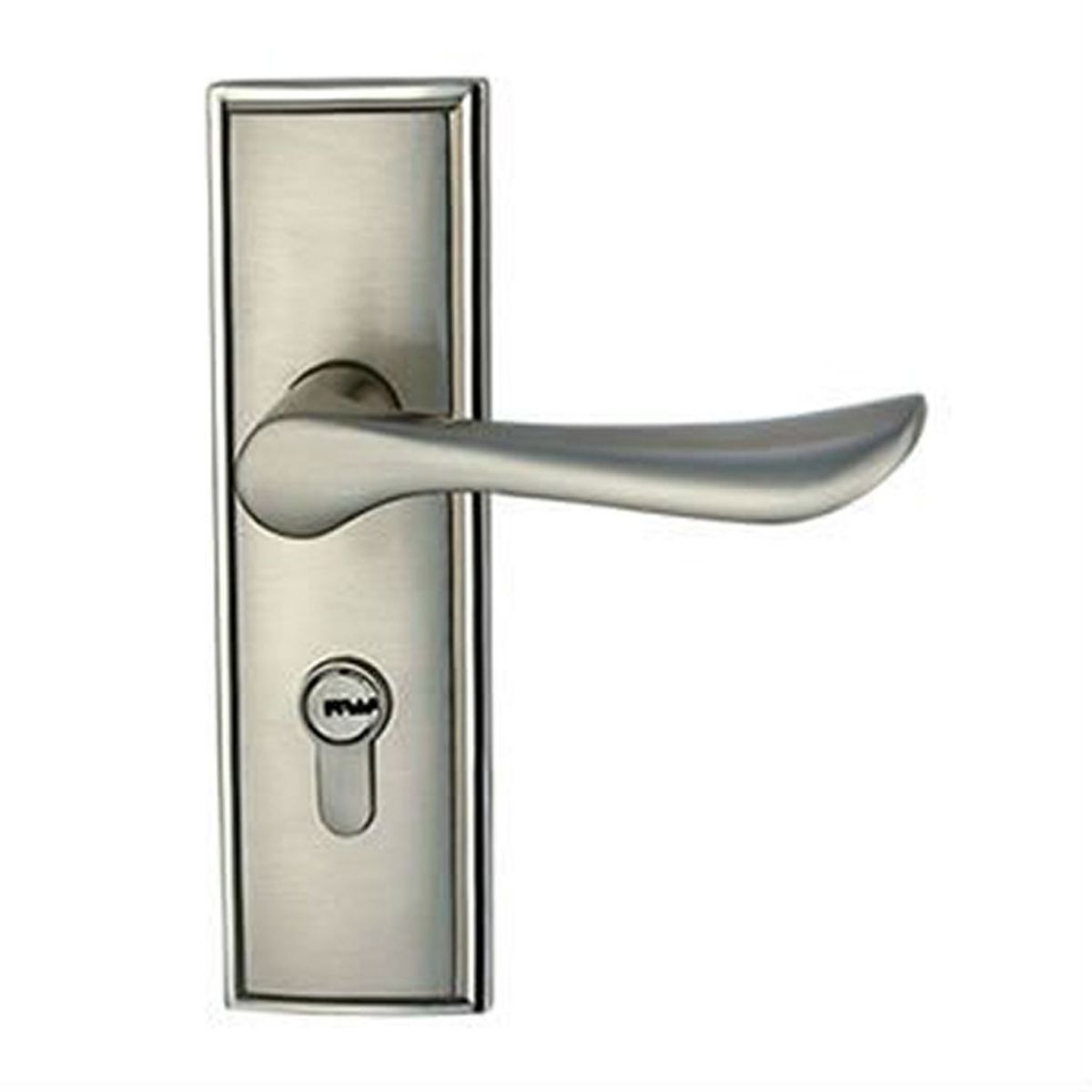 มือจับก้านโยกทรงเหลี่ยมก้านเกลียวสีเงิน