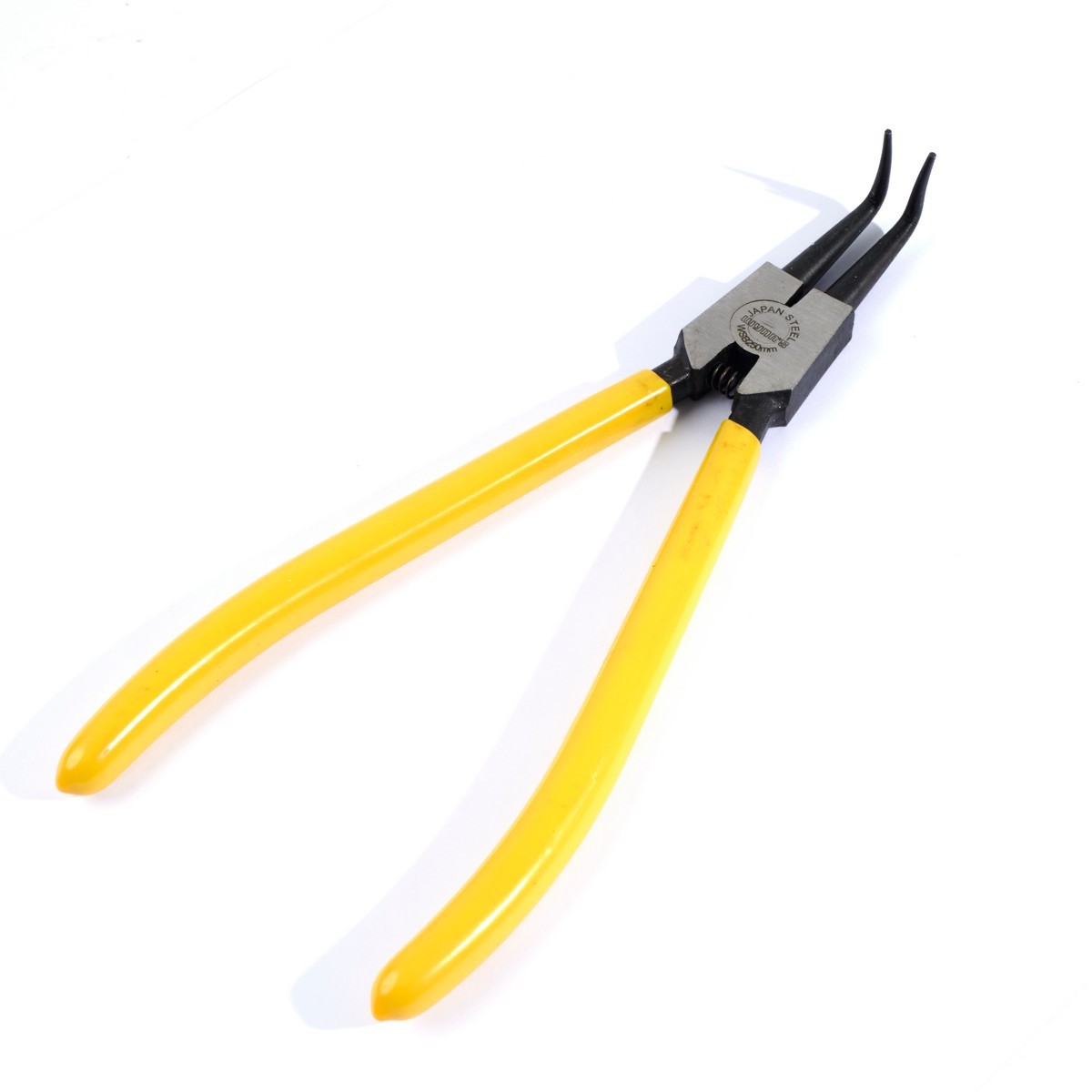 WSB250 คีมหนีบ ถ่างปากโค้ง 10"ด้ามเหลือง
