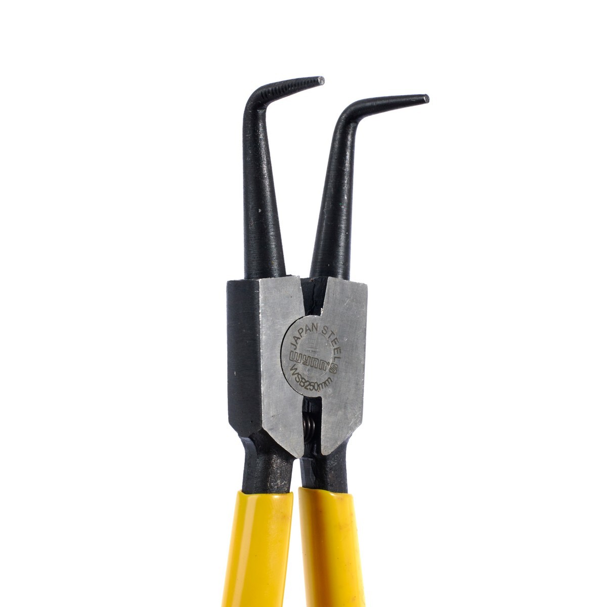 WSB250 คีมหนีบ ถ่างปากโค้ง 10"ด้ามเหลือง