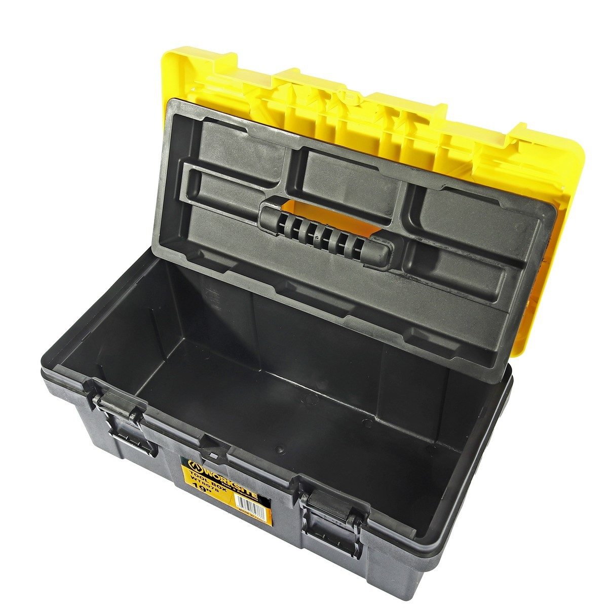 WORKSITE กล่องเครื่องมือพลาสติก ขนาด 19 นิ้ว รุ่น WT8078 ผลิตจากวัสดุพลาสติก PP แข็งแรง ทนทาน (เวิร์คไซต์)