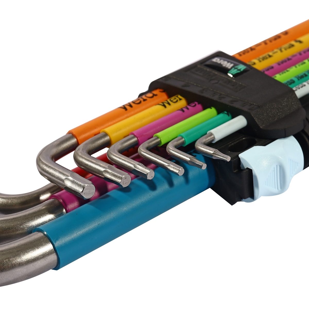 WERA ชุดประแจหกเหลี่ยมหลากสี 3950/9 Hex-Plus Stainless รหัส 05022669001 (เวร่า)