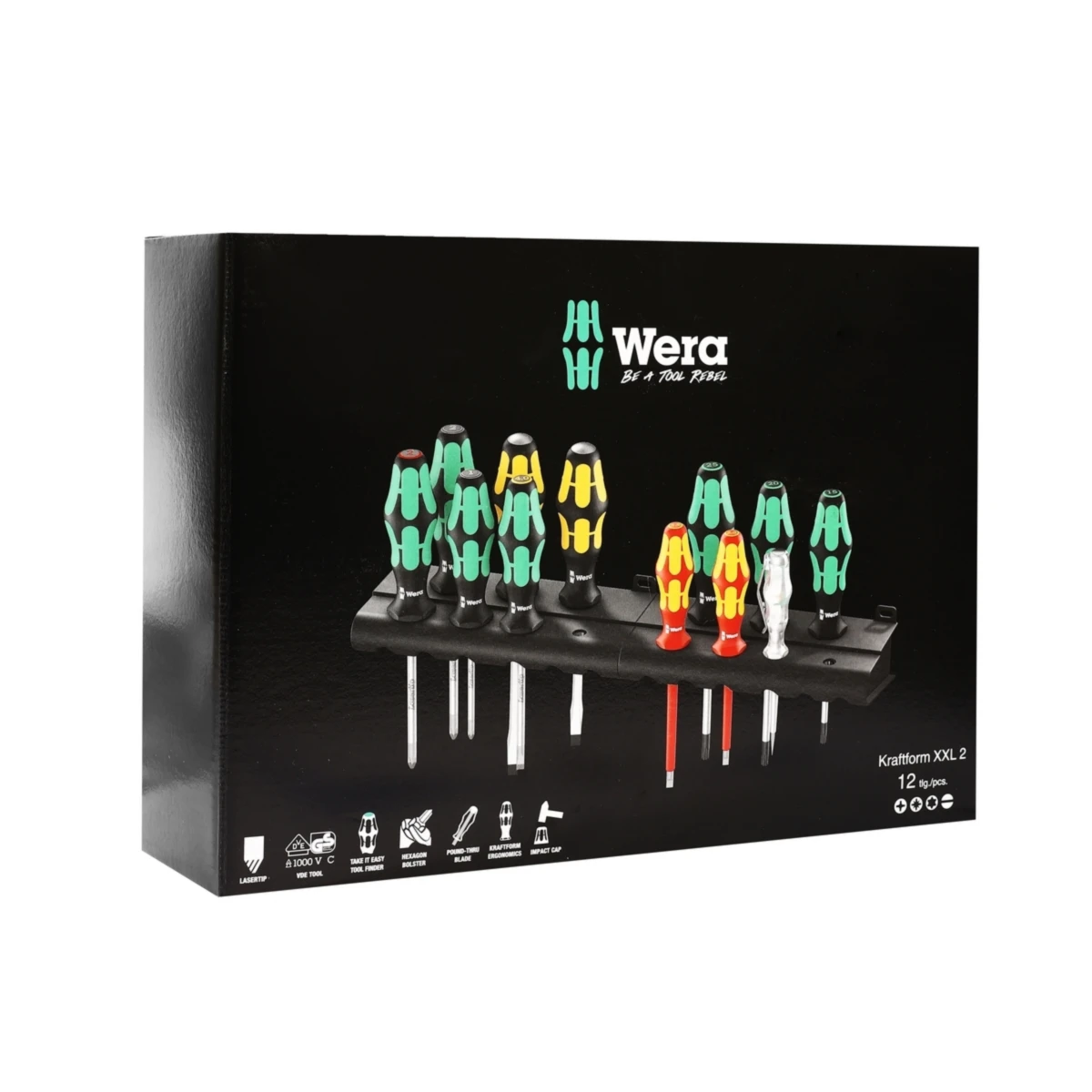 WERA ชุดไขควง Kraftform XXL 2 รหัส 0501011001 (เวร่า)