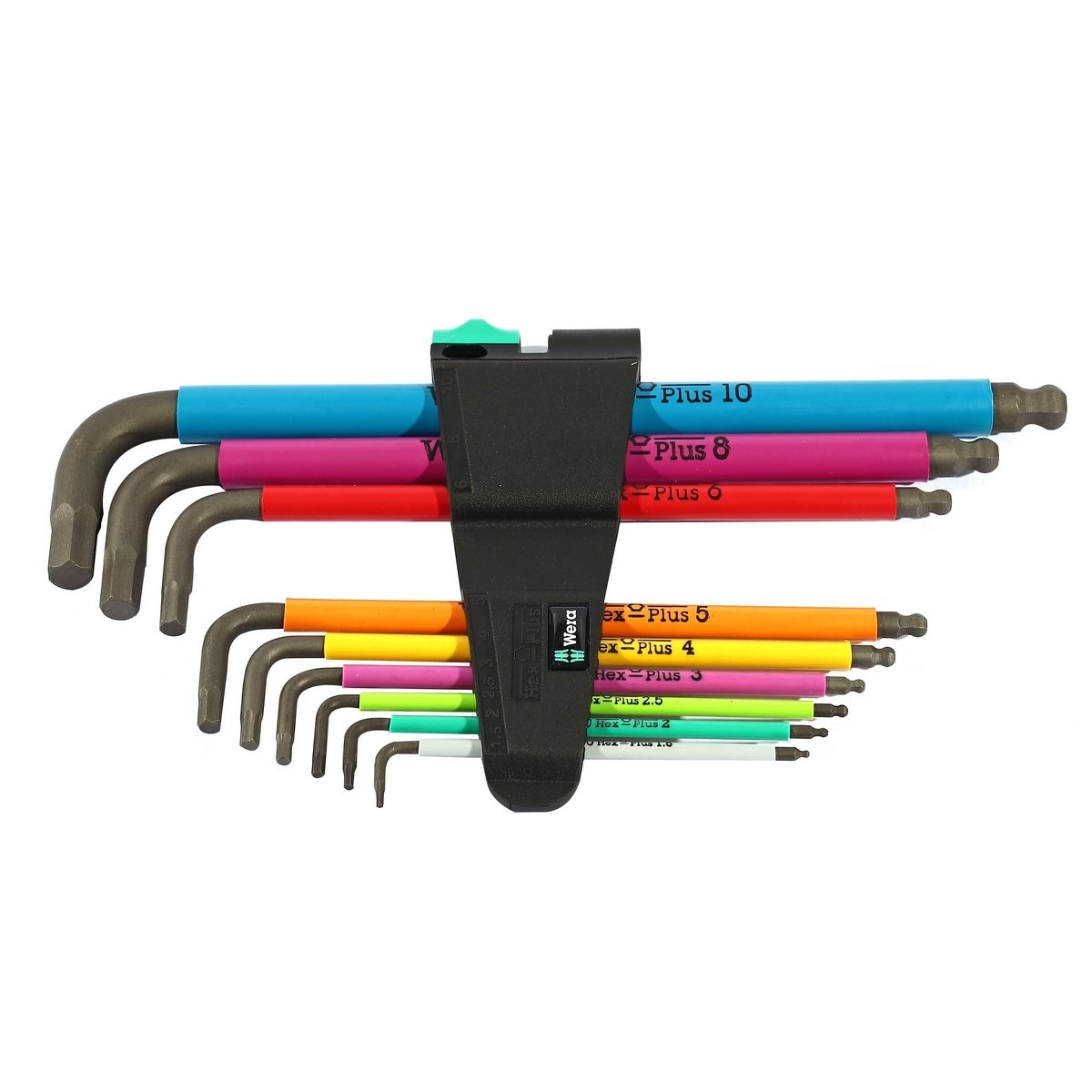 WERA ชุดประแจหกเหลี่ยมหลากสี 950/9 Hex-Plus รหัส 05073593001 (เวร่า)