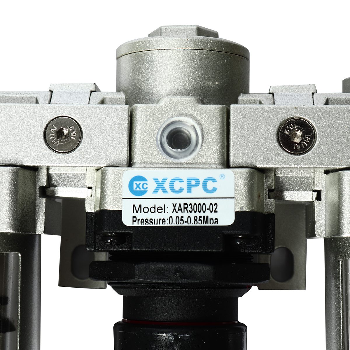 ชุดกรองลมดักน้ำ, ปรับลม พร้อมตัวจ่ายน้ำมัน  แบรนด์  XCPC - XA Series รุ่น XAC3000-02  ขนาด 1/4" (2 หุน)
