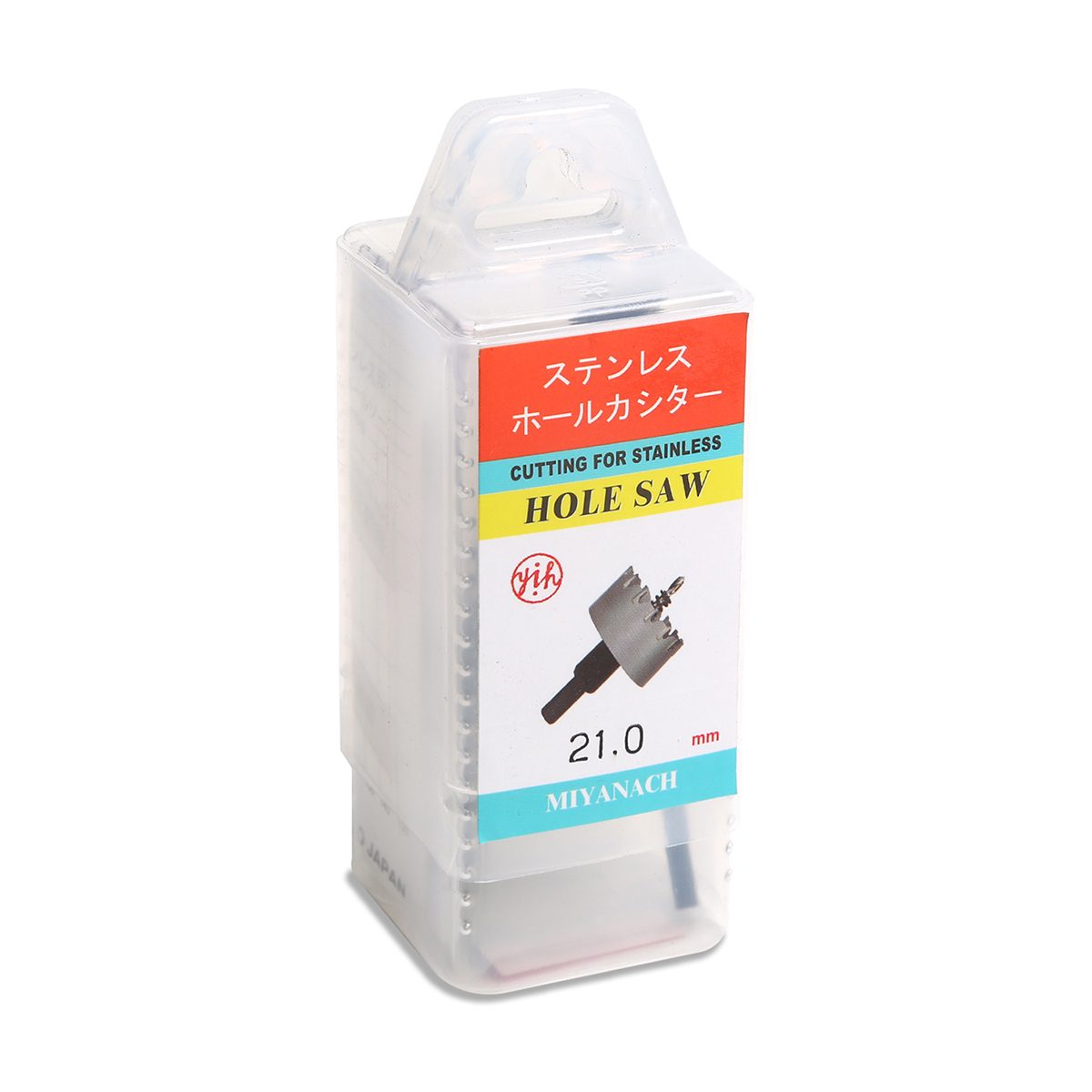 YIH (ML-21) โฮลซอร์ ขนาด 21 มิล HOLE SAW เจาะเหล็ก เจาะสแตนเลส  คาร์ไบด์ T.C.T / MADE IN TAIWAN