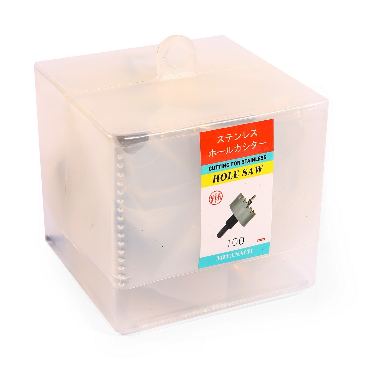YIH (ML-100) โฮลซอร์ ขนาด 100 มิล HOLE SAW เจาะเหล็ก เจาะสแตนเลส  คาร์ไบด์ T.C.T / MADE IN TAIWAN