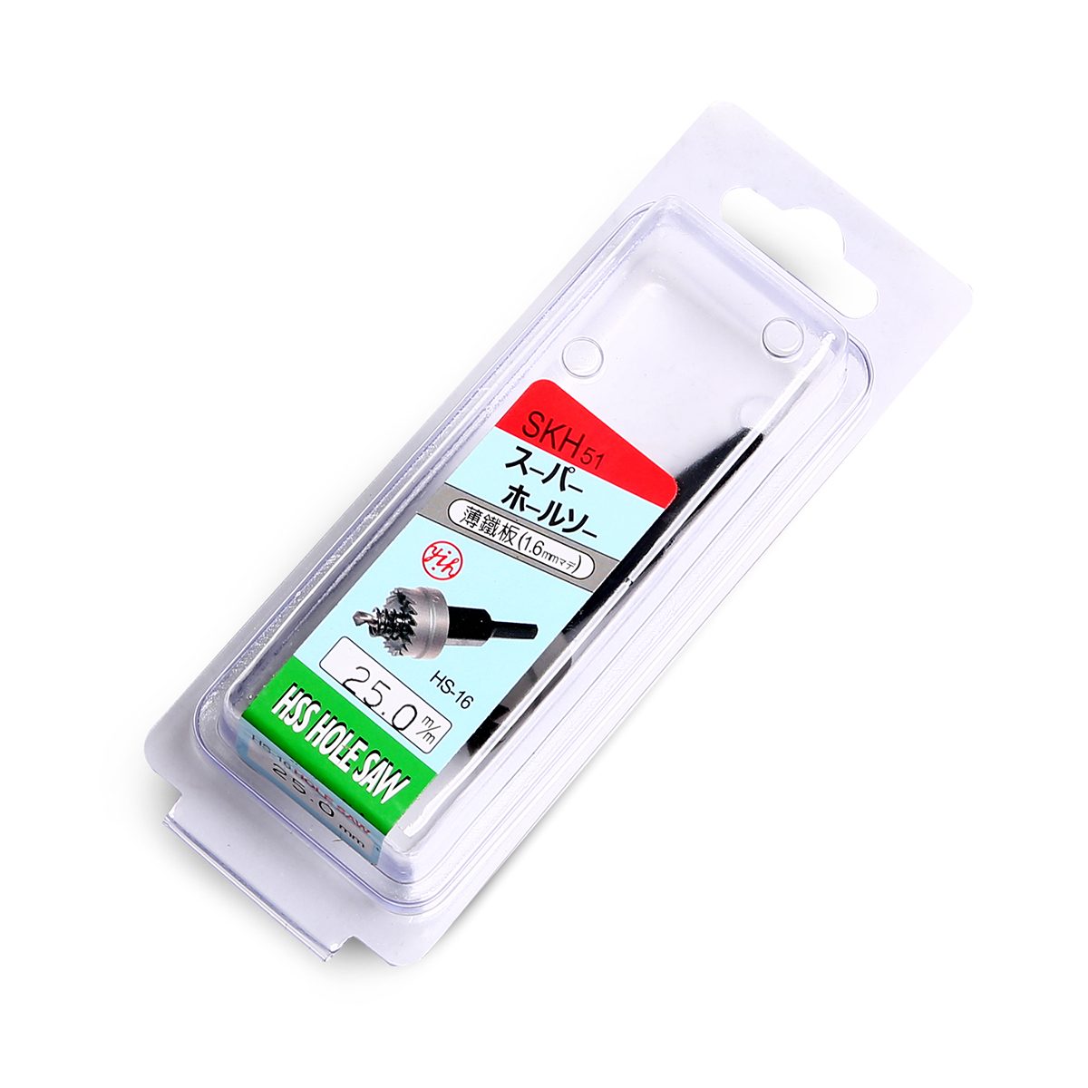 YIH (HS-25) โฮลซอร์ ขนาด 25 มิล HOLE SAW เจาะเหล็ก HSS เหล็ก ไฮสปีด MADE IN TAIWAN