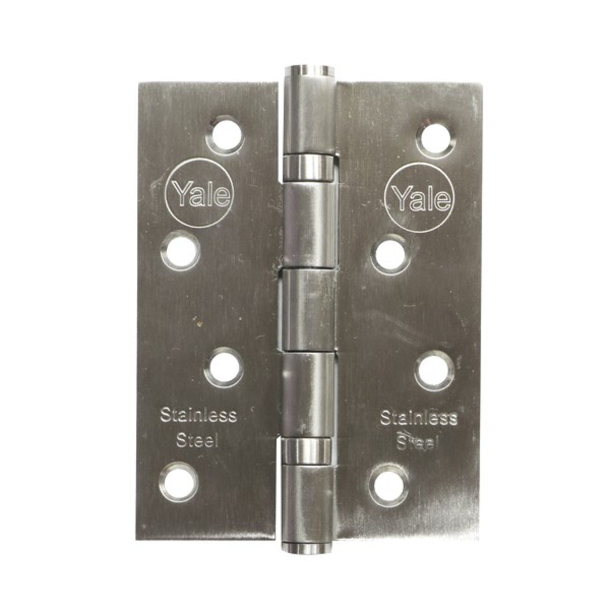 บานพับประตูสเตนเลส 2แหวนลูกปืน เยล (YALE) รุ่น Essential EHISL4325BBP3E2 ขนาด 4"x3"x2.5 มม. (แพ็ค 3 ชิ้น/ชุด)
