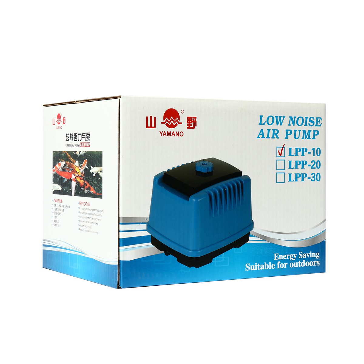 ปั๊มลมไดอะเฟรม ยามาโน่ (YAMANO) รุ่น LPP-10 (AP-15) กำลังไฟ 10 วัตต์ กำลังปั๊ม 1,000 ลิตร/ชม.
