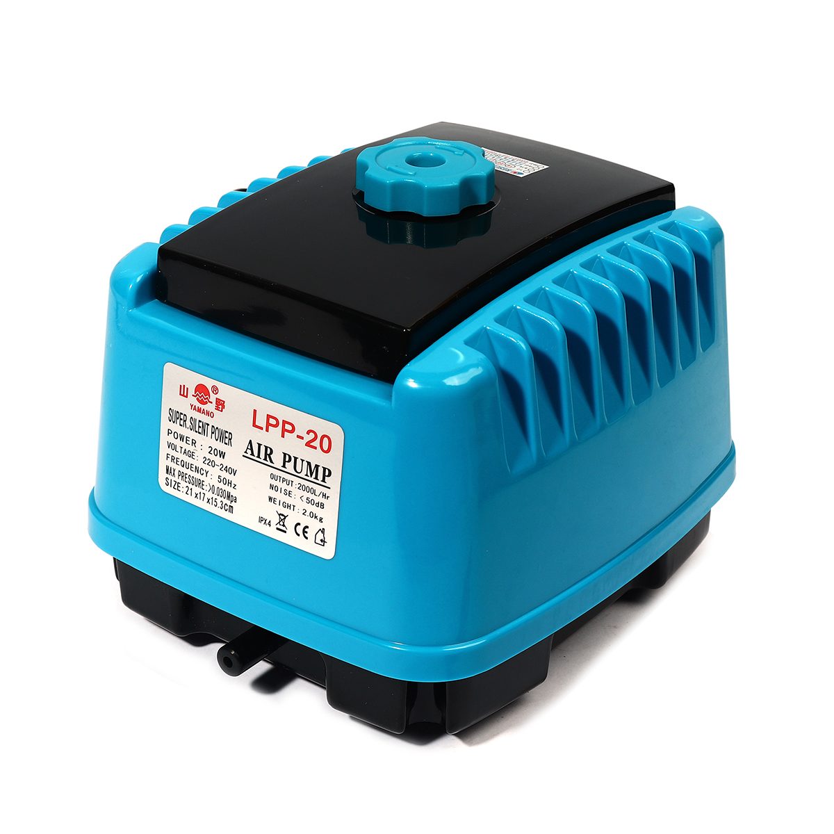 ปั๊มลมไดอะเฟรม ยามาโน่ (YAMANO) รุ่น LPP-20 (AP-25) กำลังไฟ 20 วัตต์ กำลังปั๊ม 2,000 ลิตร/ชม.