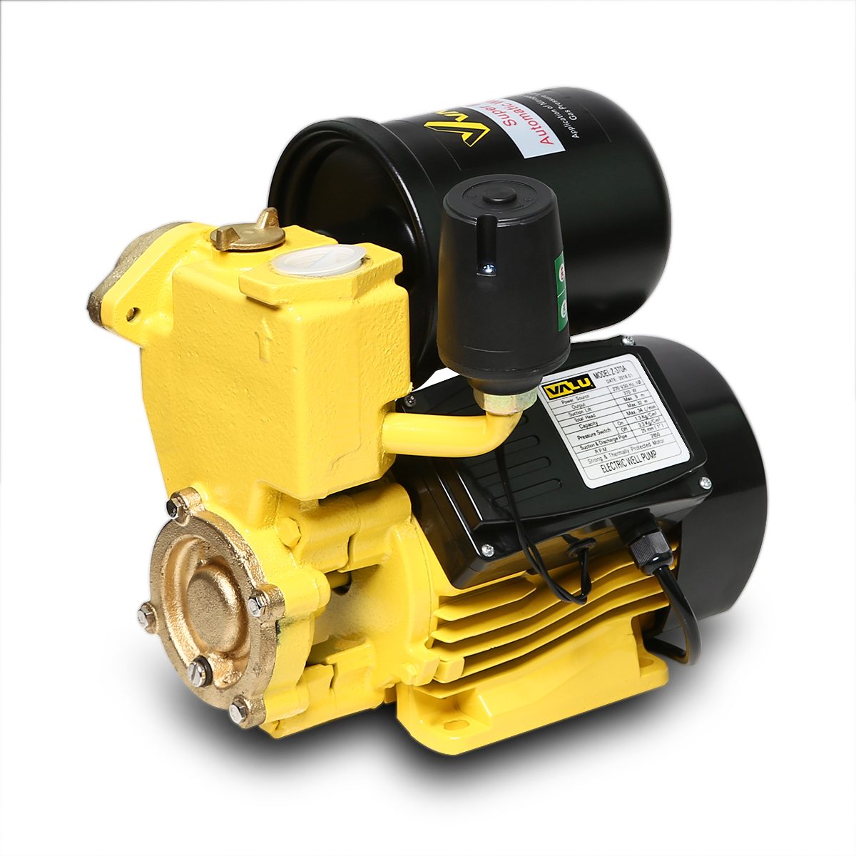 Z-370A ปั๊มน้ำอัตโนมัติ 0.5HP (ทองแดง)