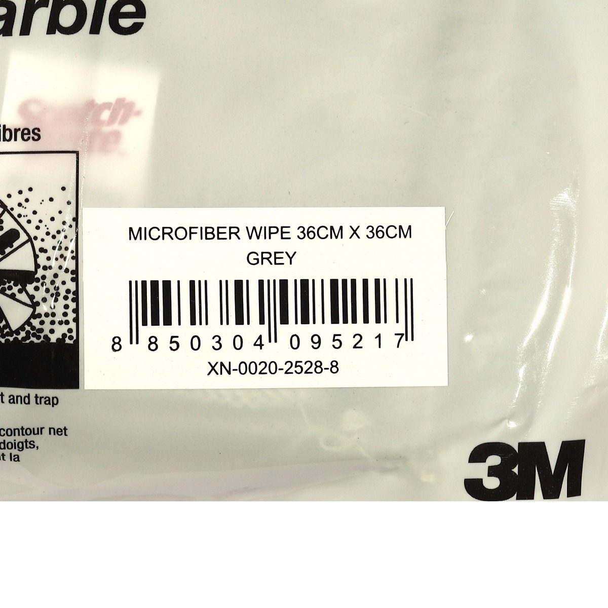 3M ผ้าไมโครไฟเบอร์ ขนาด 36X36 ซม. สีเทา รุ่นประหยัด (บรรจุ 10 ชิ้น/แพ็ค) ไม่ทำให้เกิดรอยขนแมว หรือรอยด่าง ทำความสะอาดได้รวดเร็วในขั้นตอนเดีย