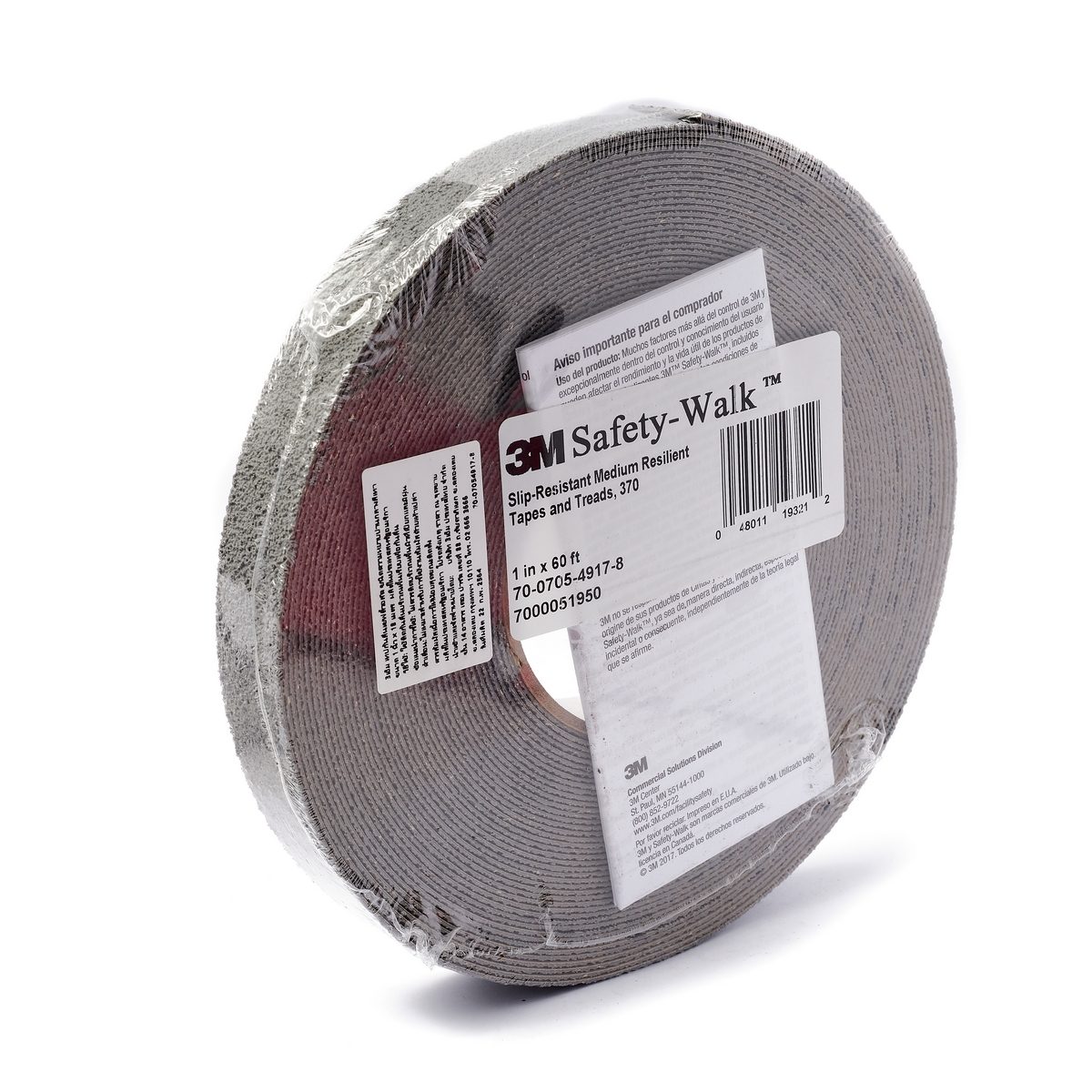 370 เทปกันลื่นหยาบปานกลาง 1"X60FT