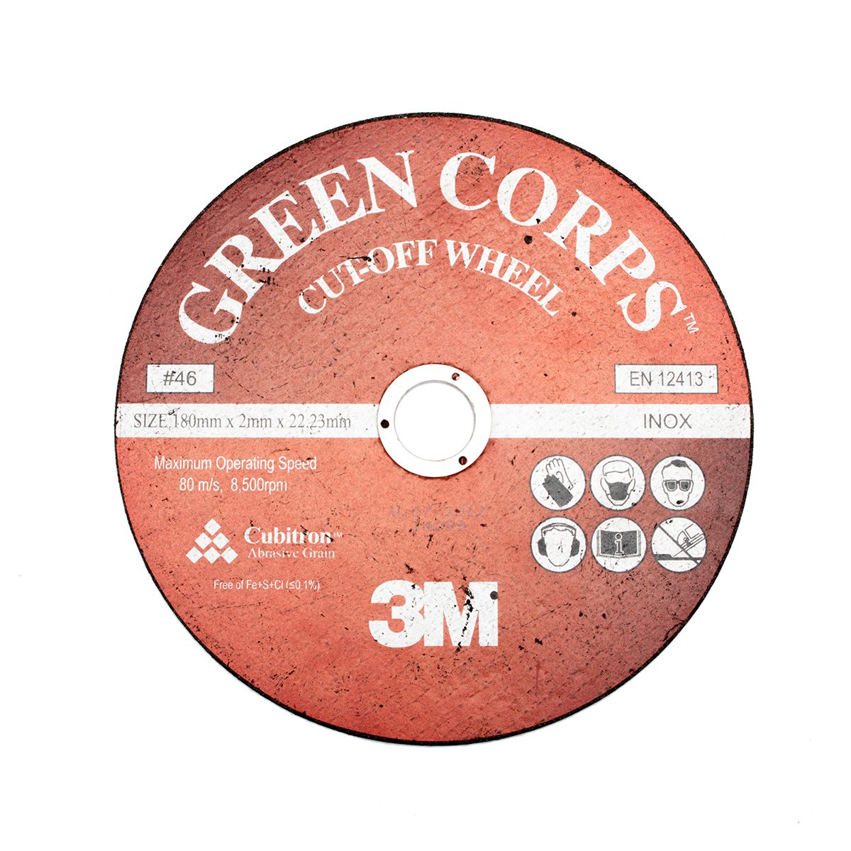 GREEN CORPS แผ่นตัด 7" G46 180X2X22.23