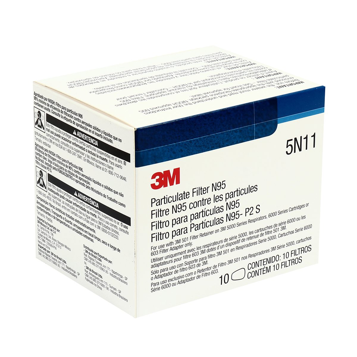 5N11N95 แผ่นกรองฝุ่น(10PC/BX)70070614477
