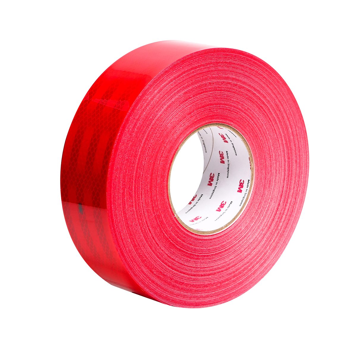 เทปสะท้อนแสงติดรถ สีแดง 53.5MM X 50M