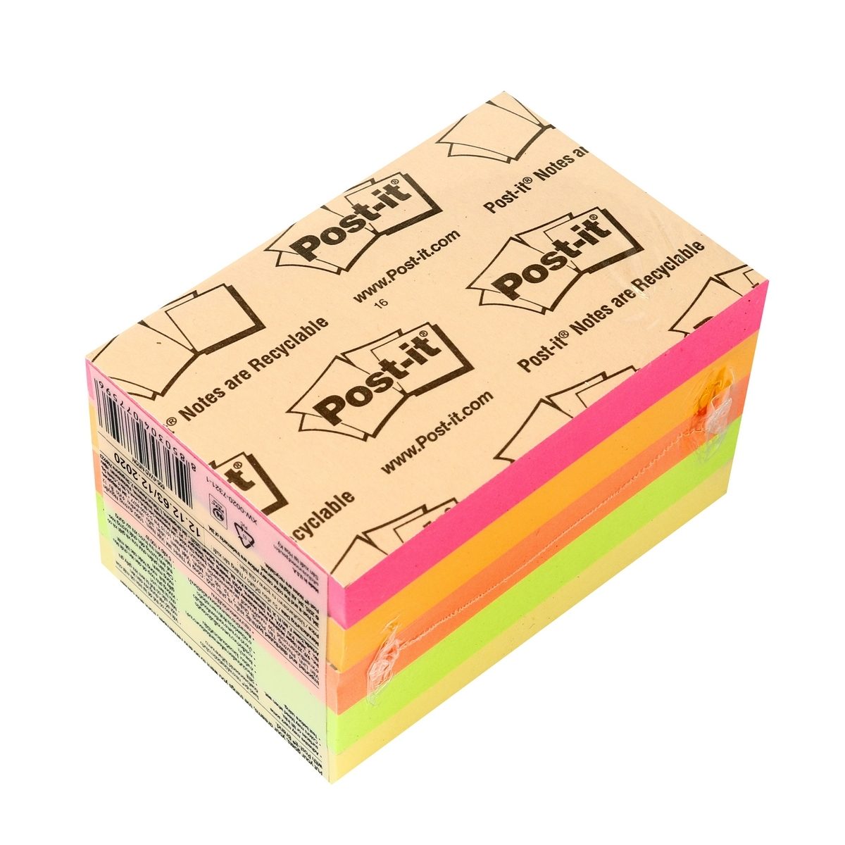 3M โพสต์-อิท กระดาษโน๊ต คละสี ขนาด 2x3 นิ้ว รุ่น 656-4 VAD ติดซ้ำใหม่ได้หลายครั้ง ไม่ทิ้งคราบกาวและไม่ทำให้เอกสารเสียหาย (แพ็ค 4+1) (3เอ็ม)