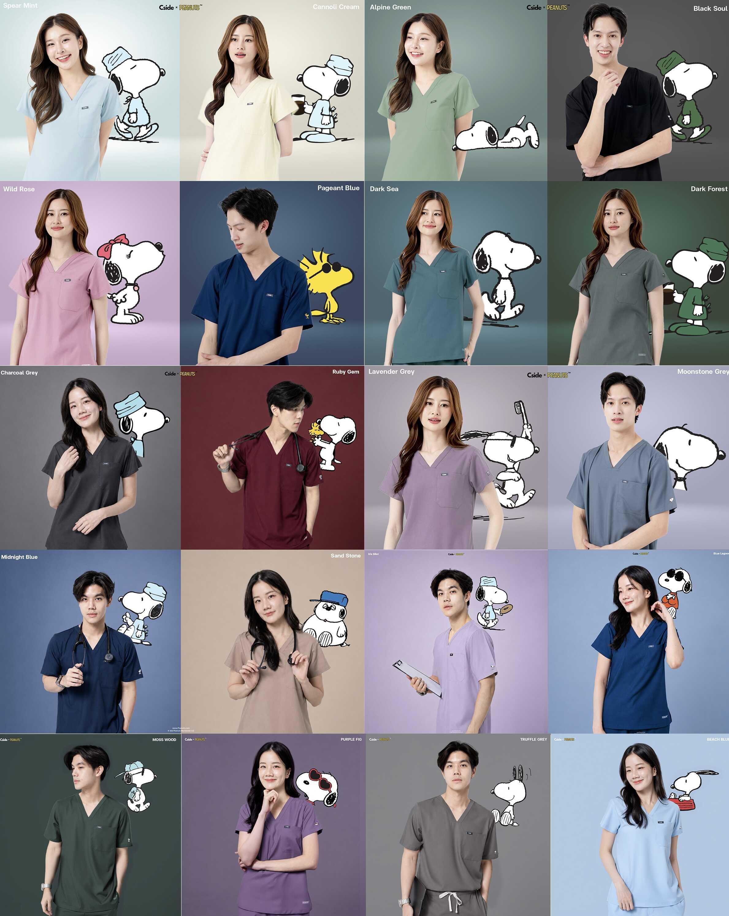 ชุดเซ็ทสนู้ปปี้ ผู้ชาย Classic Snoopy